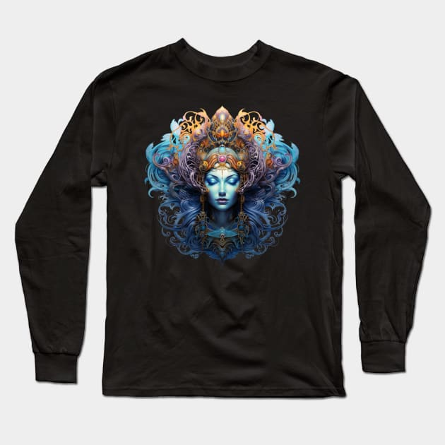 Shiva Long Sleeve T-Shirt by Nightarcade